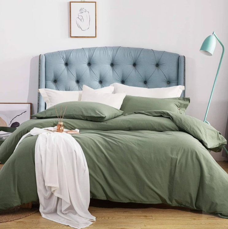 Apartmenttherapy.com Features Mildly Washed Cotton Reversible Duvet Set Again