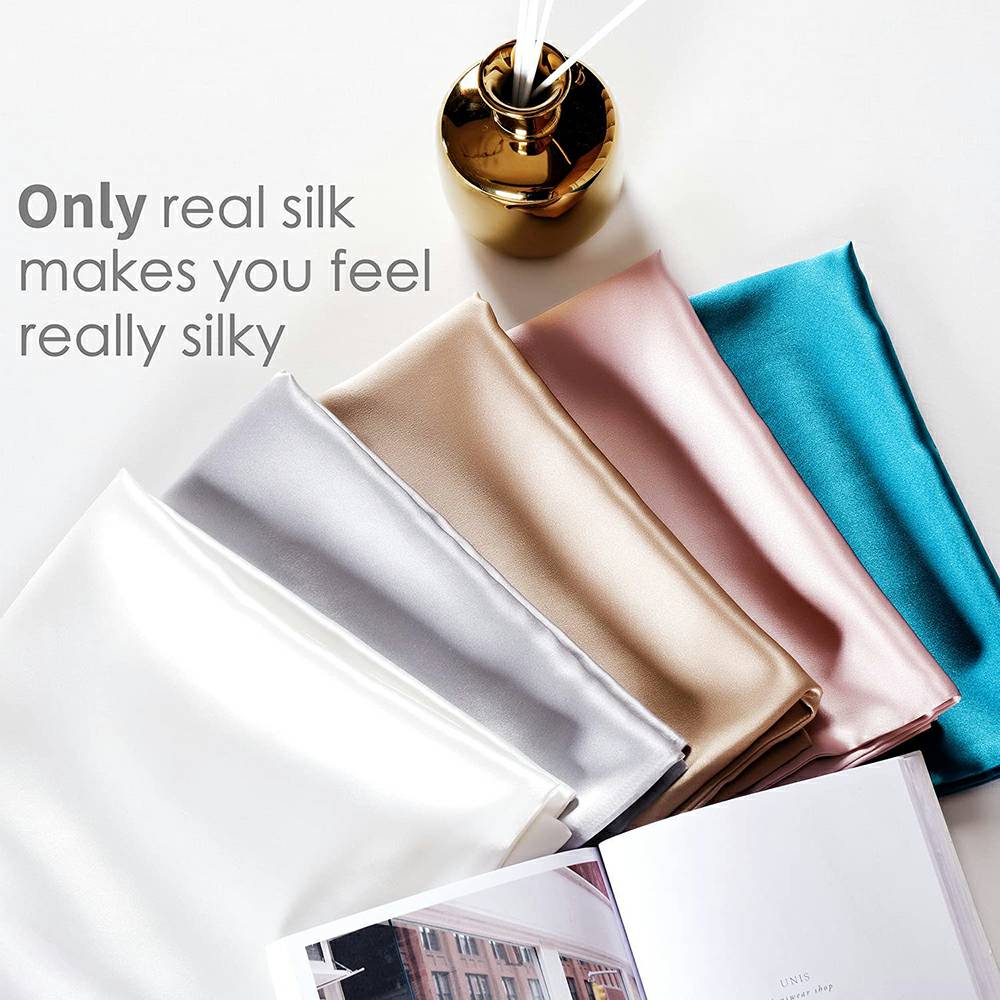100% Pure Silk Pillowcase - Taupe