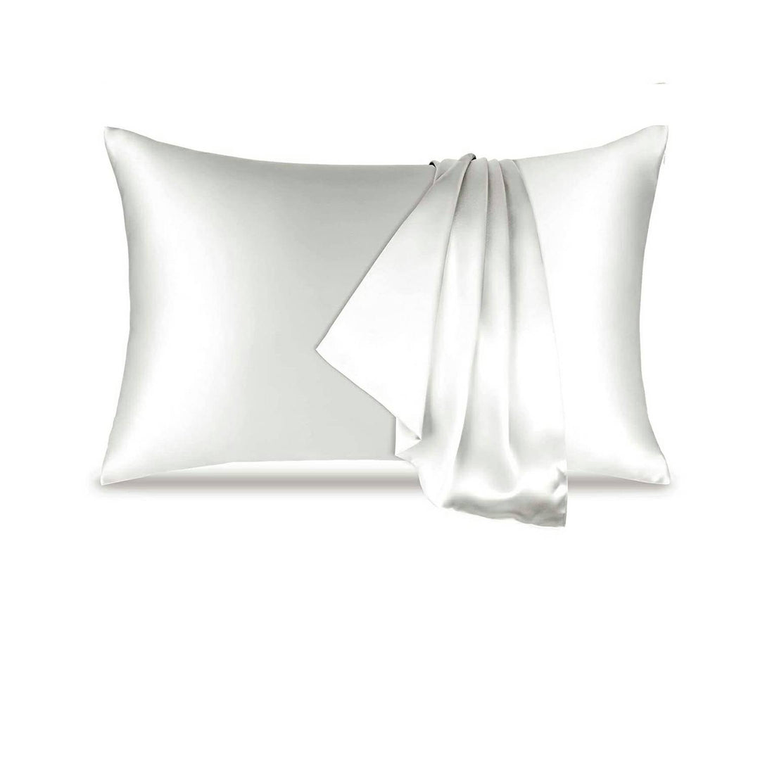 100% Pure Silk Pillowcase - Ivory White