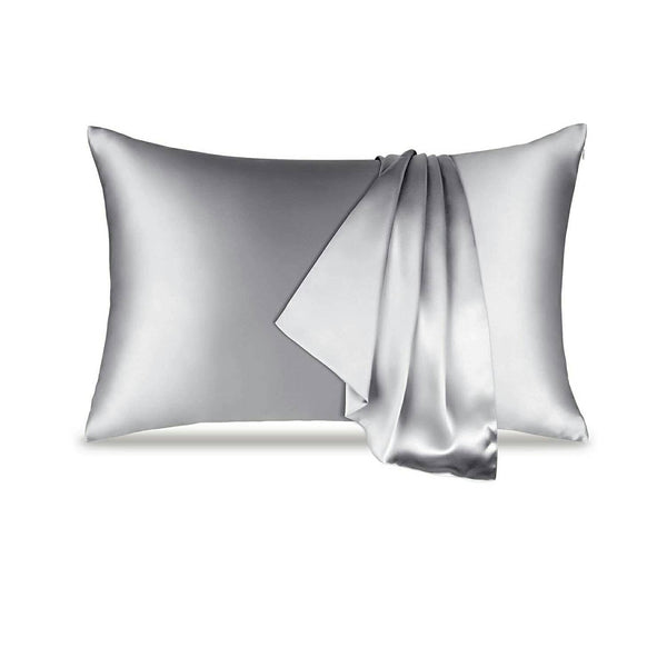 Tempest Grey Silk Pillowcase - ThisIsSilk